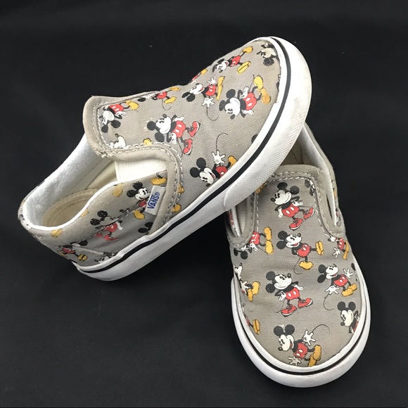 mickey mouse slip on shoes toddler